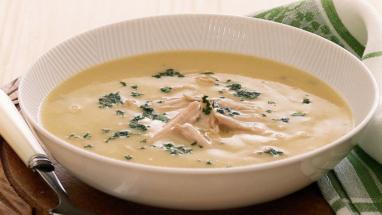 Zuppa di crema all'uovo